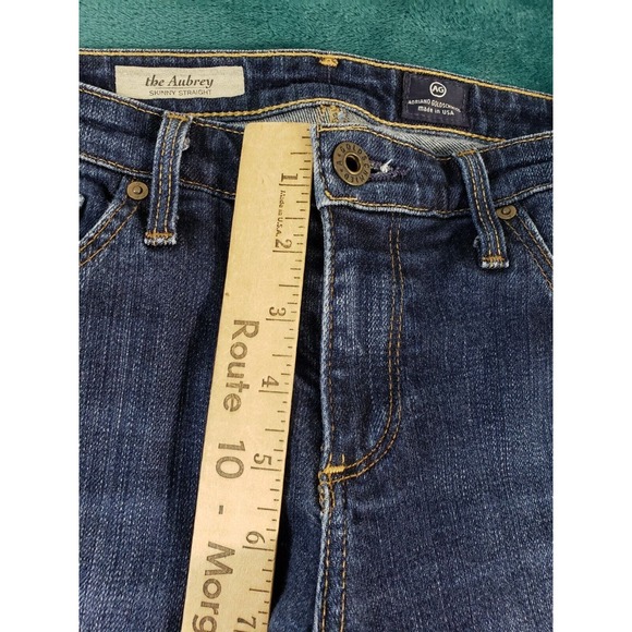 Adriano Goldschmied Jeans Sz 28 Women Blue Pants Stretch Aubrey Skinny Straight - Picture 8 of 14